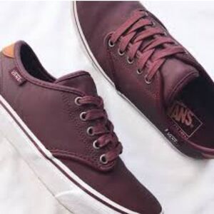 Vans Ultra Cush Leather Sneakers in Plum Size 6